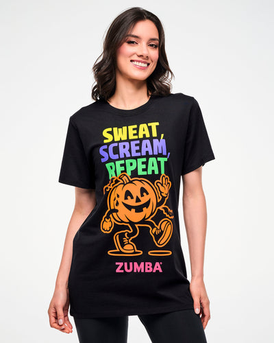 Zumba Halloween Unisex Tee - Bold Black