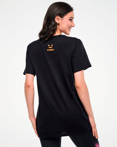 Zumba Halloween Unisex Tee - Bold Black