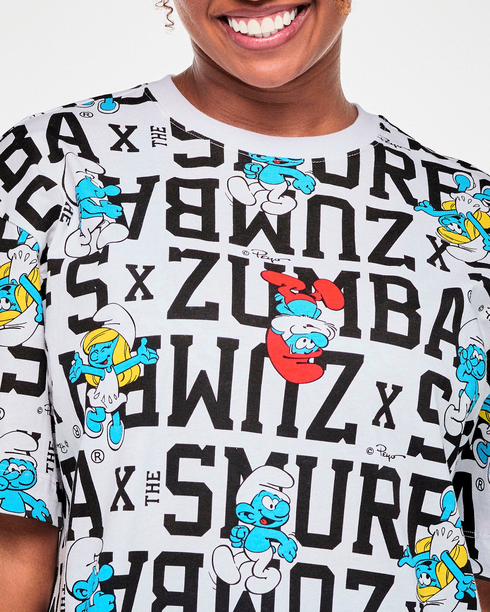 Zumba X The Smurfs Unisex Oversized Top – Zumba Wear | STRONG iD