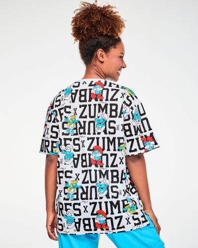 Zumba X The Smurfs Unisex Oversized Top