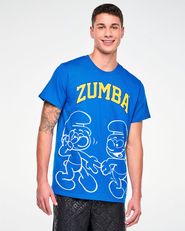 Zumba X The Smurfs Unisex Crew Neck Tee