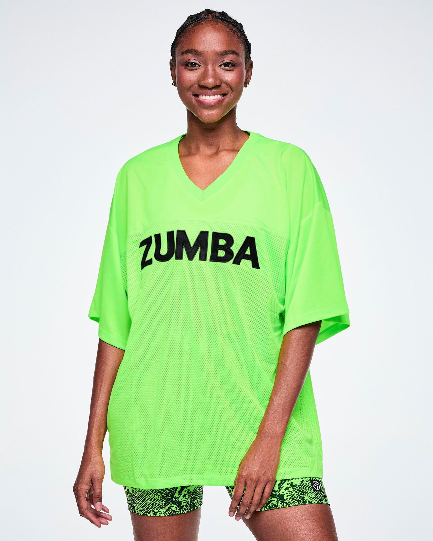 ZUMBA TシャツXS パンツS Ultrabright Oversized Unisex Mesh Sports Jersey – Zumba Wear