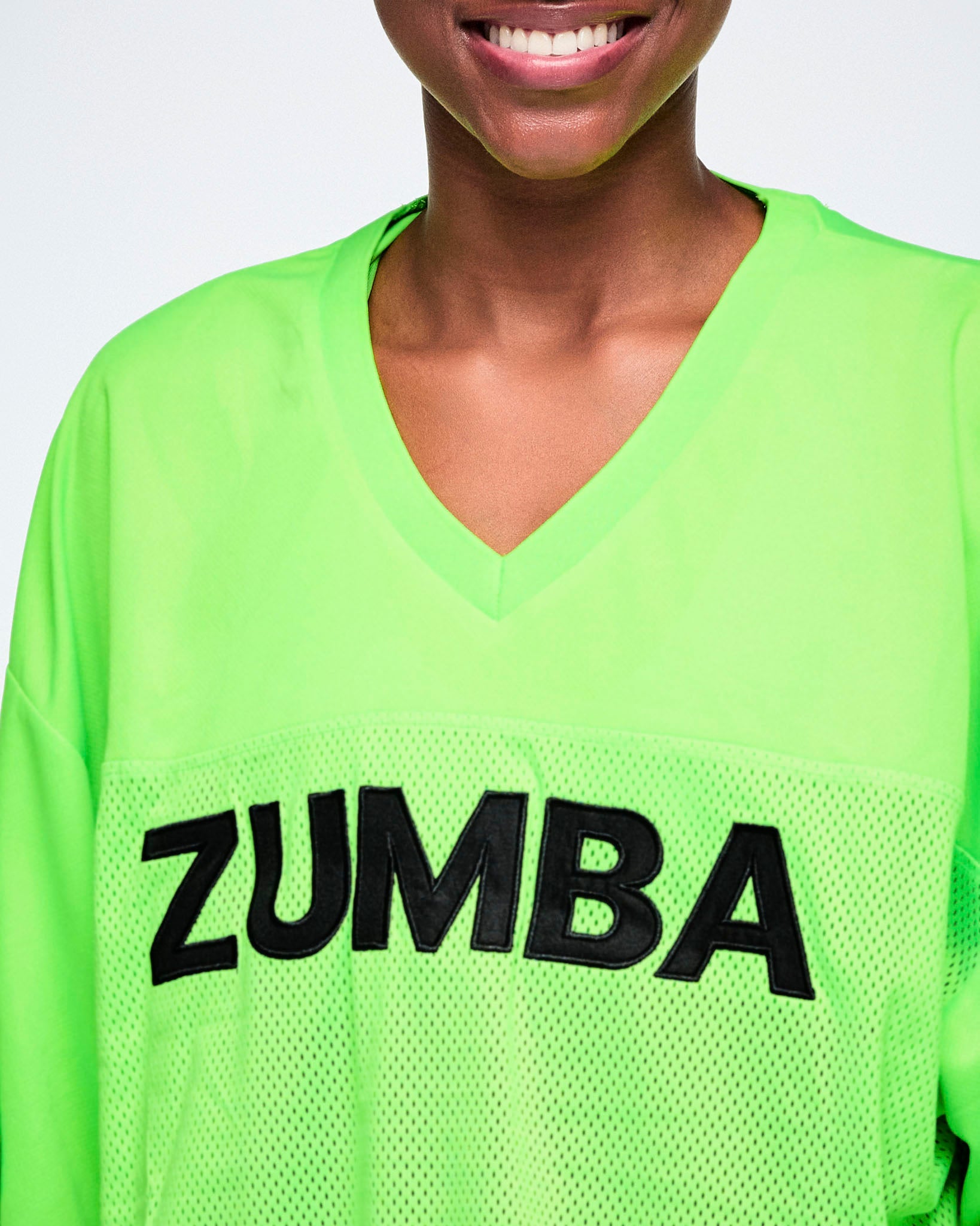 Ultrabright Oversized Unisex Mesh Sports Jersey – Zumba Wear
