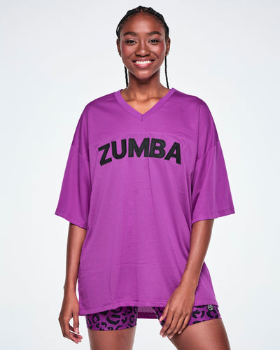 Ultrabright Oversized Unisex Mesh Sports Jersey