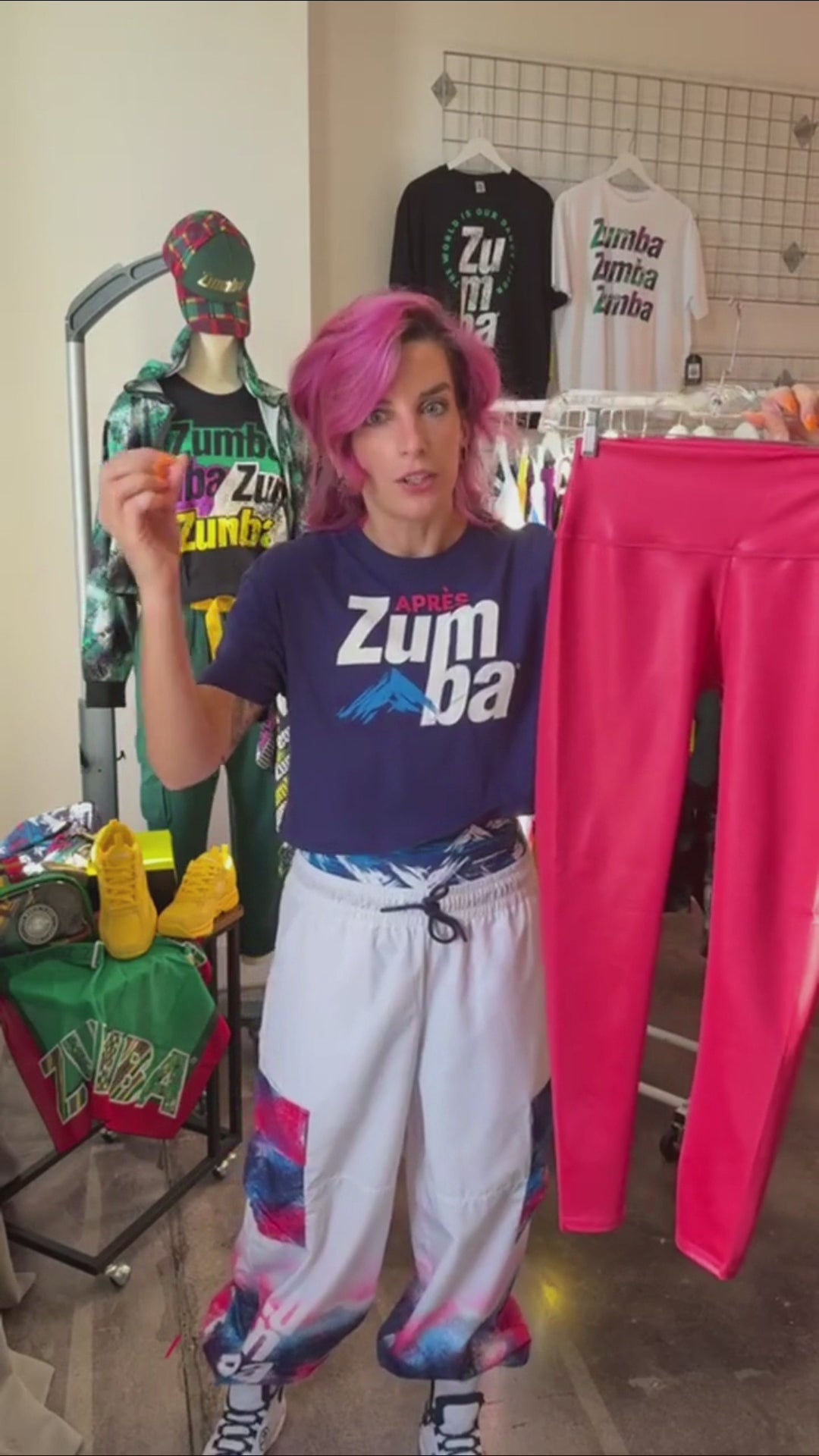 Apres Zumba Shiny High Waisted Ankle Leggings – Zumba Wear | STRONG iD