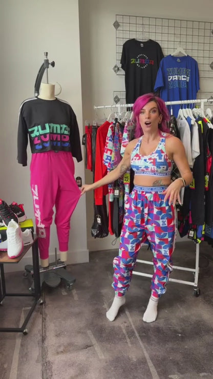 Eastern Flavor Knit Drop Crotch Joggers