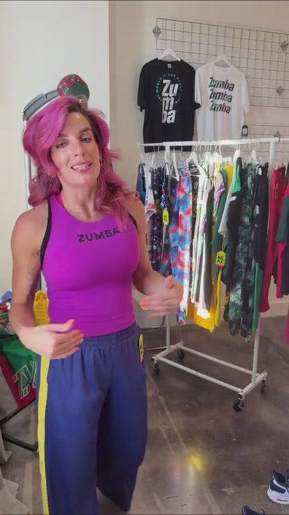 Apres Zumba High Waisted Ankle Leggings With Side Inserts