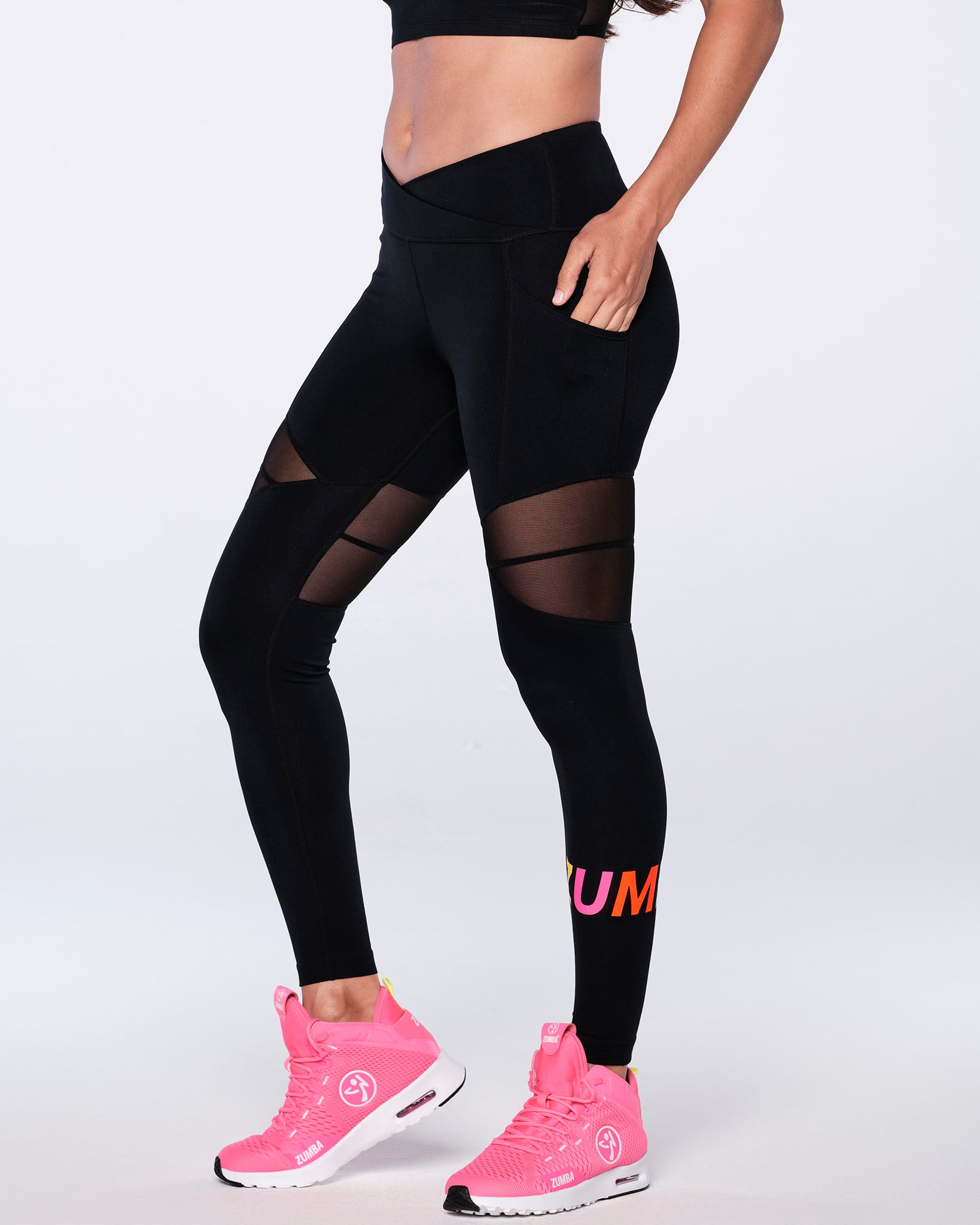 Zumba Crossover High Waisted Ankle Leggings