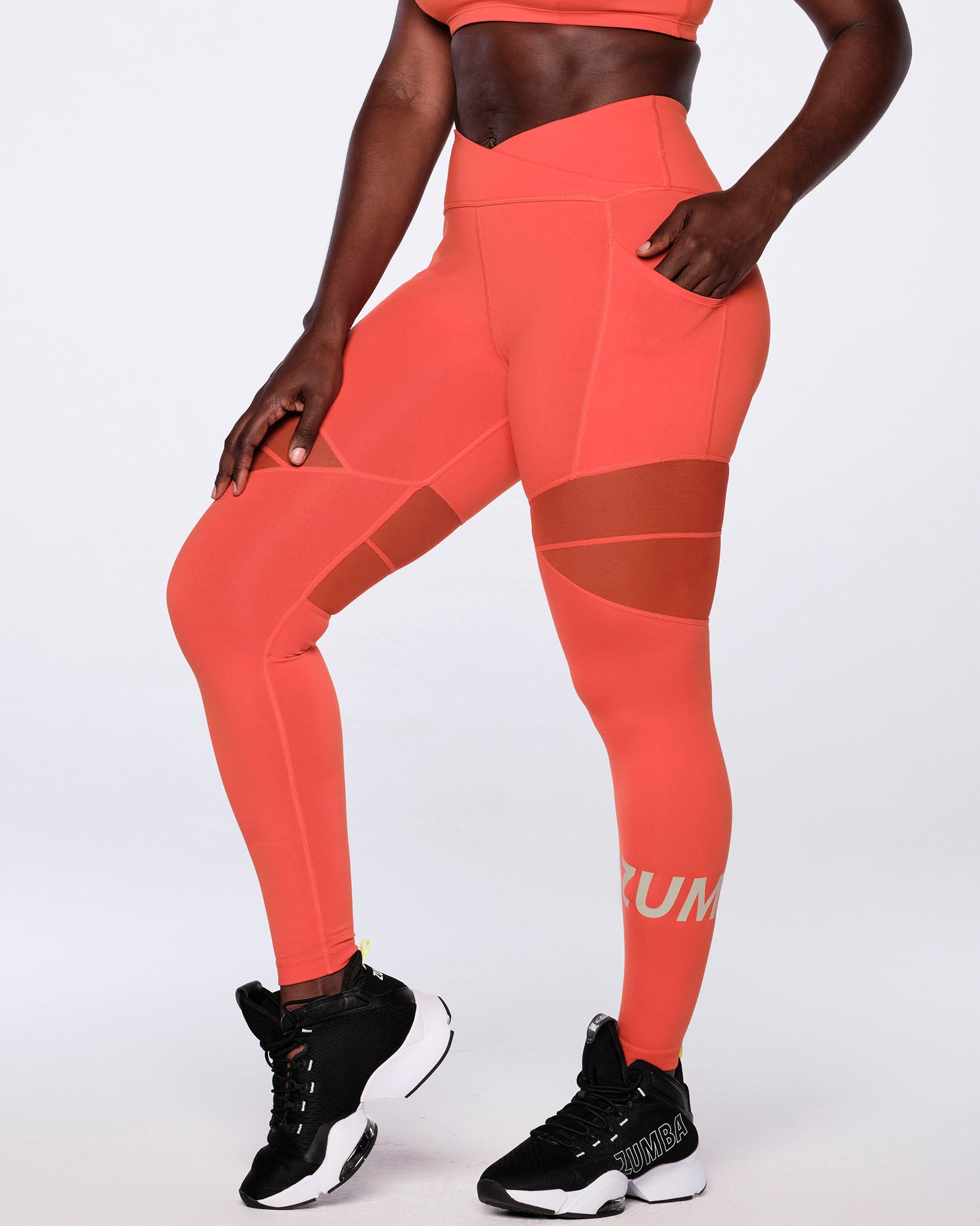 Zumba Crossover High Waisted Ankle Leggings