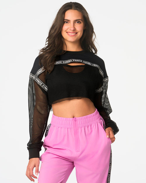 zumba mesh top